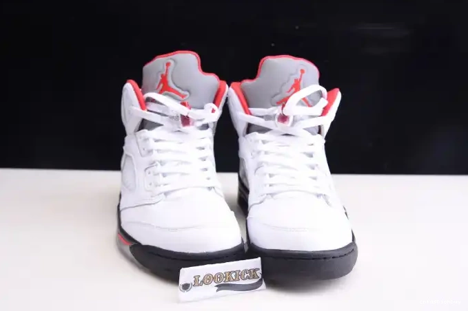 Tongue DA1911-102 Silver 5 (2020) Jordan Air Red Retro Fire 0615